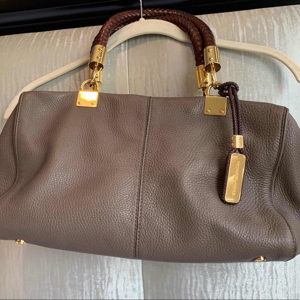 High-End Michael Michael Kors Leatherbraid Handle View 3